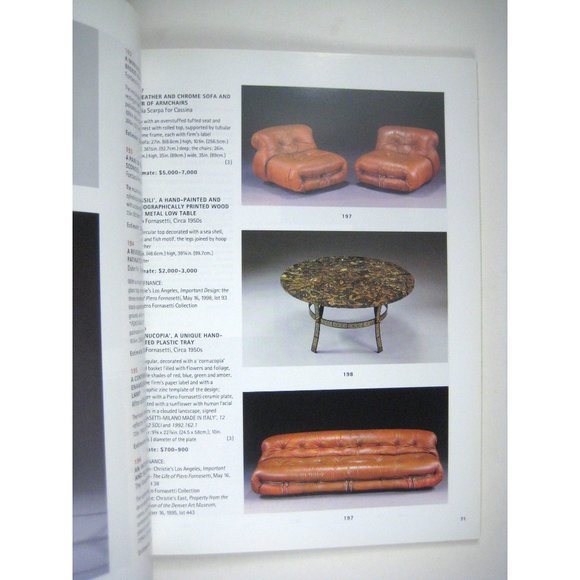 Christie Auction Catalog 20th Century Decorative Arts 2000 New York Sale 8465 - Picture 8 of 10